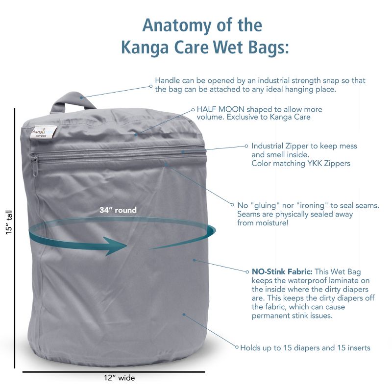 Kanga Care 3D Dimensional Seam Sealed Wet Bag, 4 of 6