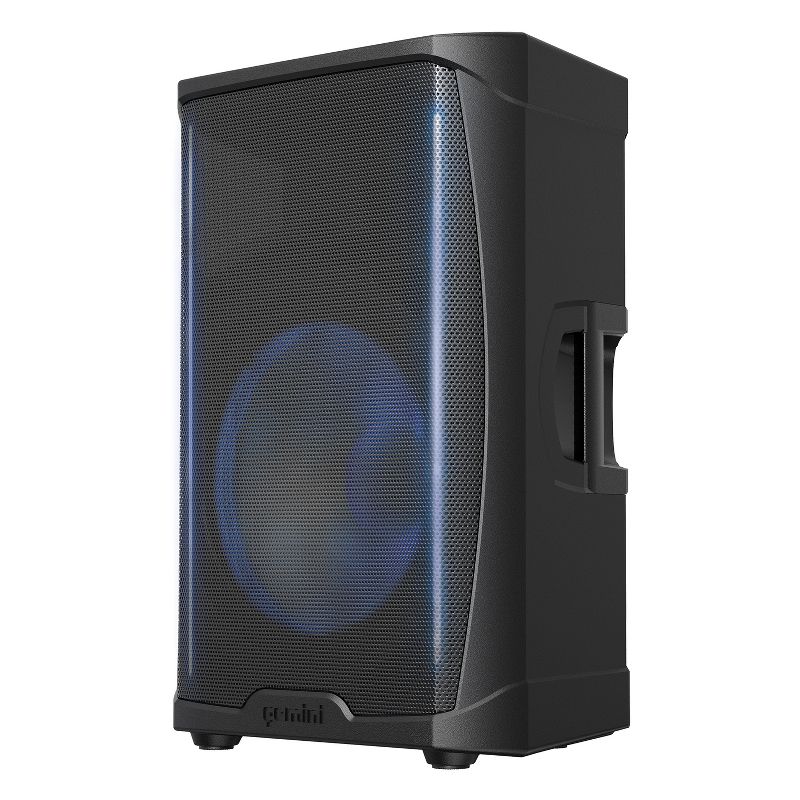 Gemini® GD PRO Series GDL-215PRO 15-In. 1,300-Watt Professional PA Speaker with Bluetooth®, TWS Link, Microphone, and LED Party Lighting, 2 of 6