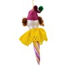 De Carlini Italian Ornaments 7.5 Inch Shortie Icicle Clown Face Christmas Tree Ornament , Circus Italian Christmas Ornament (1PC) - 3 of 4