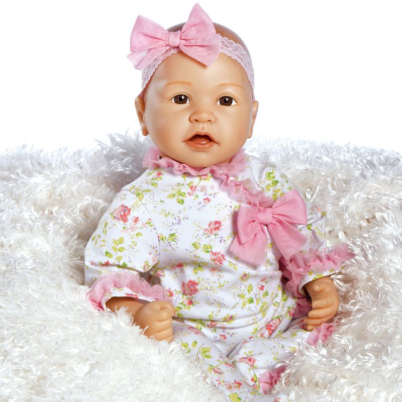 Paradise Galleries Real Life Baby Doll That Looks Real - Layla in FlexTouch Silicone Vinyl, 21 inch Reborn Girl, 1 of 6