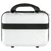 Hard Shell Cosmetic Travel Case for Makeup or Toiletries, White, Size 11.8" x 10.8" x 5.9" - 2 of 4
