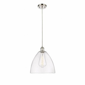 Bristol Glass - 1 Light Mini Pendant In Industrial Style-14.75 Inches Tall and 12 Inches Wide - 1 of 1