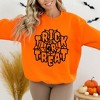 Simply Sage Market Women's Graphic Sweatshirt Trick Or Treat Colorful Web - 2 of 4