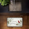 Stupell Industries Winter Cardinals & Dogwood Printed Anti-Fatigue Floor Mat, design by Danielle Murray, 30"x18" - 2 of 4