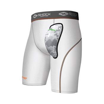  Shock Doctor 212-02-35 Core Brief with BioFlex Cup White  Adult-XL : Health & Household