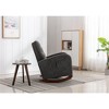 NicBex Polyester Glider Rocking Chair,Upholstered Nursery Rocking Chairs with High Backrest,Modern Comfy Rocking Chair,Nursing Chair for Bedroom - 4 of 4