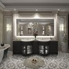 Apmir Super Bright 192 LEDs/m Back LED Lighted Anti-Fog Tempered Glass Bathroom/Vanity Mirror with ETL & 3-Year Warranty - 2 of 4
