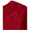 The Children's Place Baby Girls Long Sleeve Bow Sweater Dress - 2 of 3