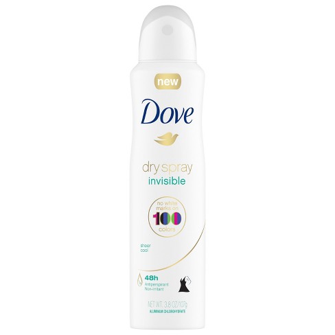 Dove Sheer Cool 48-Hour Invisible Antiperspirant & Deodorant Dry Spray ...