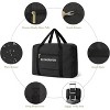 MaseiKar Travel Duffel Bag Foldable Weekender Overnight Bag for Men Women Lightweight Carry on Tote Bag For Spirit Airlines - 3 of 4