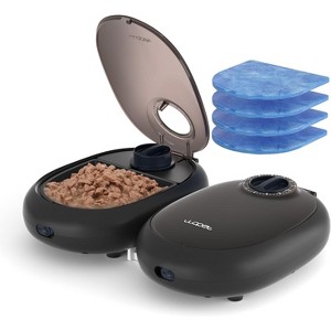 WOPET Automatic Cat Feeder 48-Hour Timer Cat Bowl with Ice Gel Pack Refrigeration Function - 1 of 4