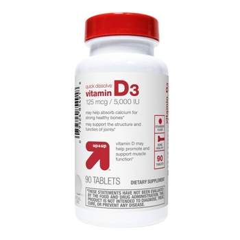 Vitamin D 5000iu Quick Dissolve - 90ct - up & up™