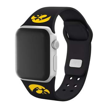 NCAA Iowa Hawkeyes Silicone Apple Watch Band 
