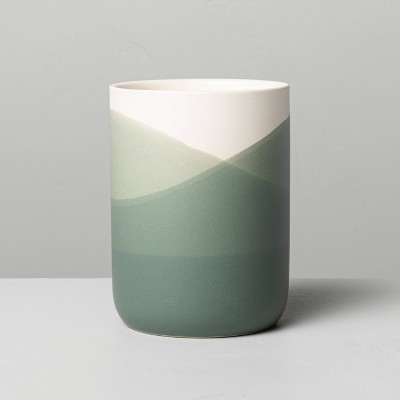 7.76oz Meadow Dipped Ceramic Candle - Hearth & Hand™ with Magnolia