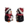 Transpac Ceramic Penguin Salt and Pepper Shaker Set Multicolor Christmas Tabletop Decor Gift for Holiday Dining - 3 of 3