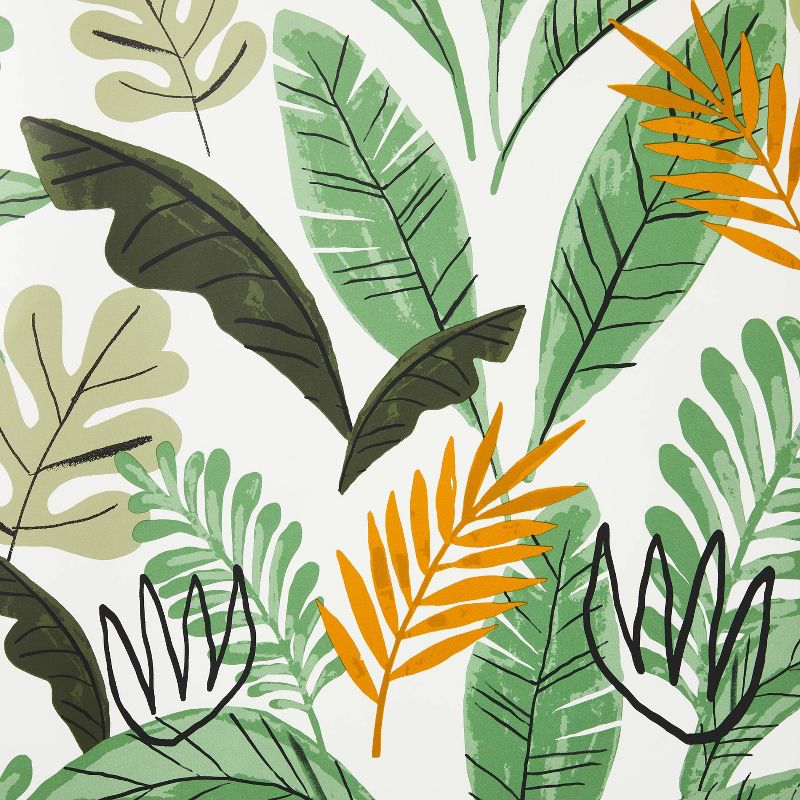 Botanical Peel &#38; Stick Kids&#39; Wallpaper Green - Pillowfort&#8482;, 4 of 8