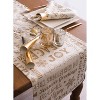 Design Imports  Christmas Printed Napkin Set 6 Piece, Gold Christmas Collage, 20X20" - 2 of 4