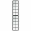 vidaXL Wall Mirror Black Metal, glass 39.4x15.7 in Wall mounting - 2 of 4