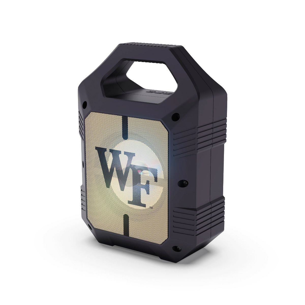 SOAR Collegiate ShockBox XL LED Wireless Bluetooth Speaker- Wake Forest Demon Deacons