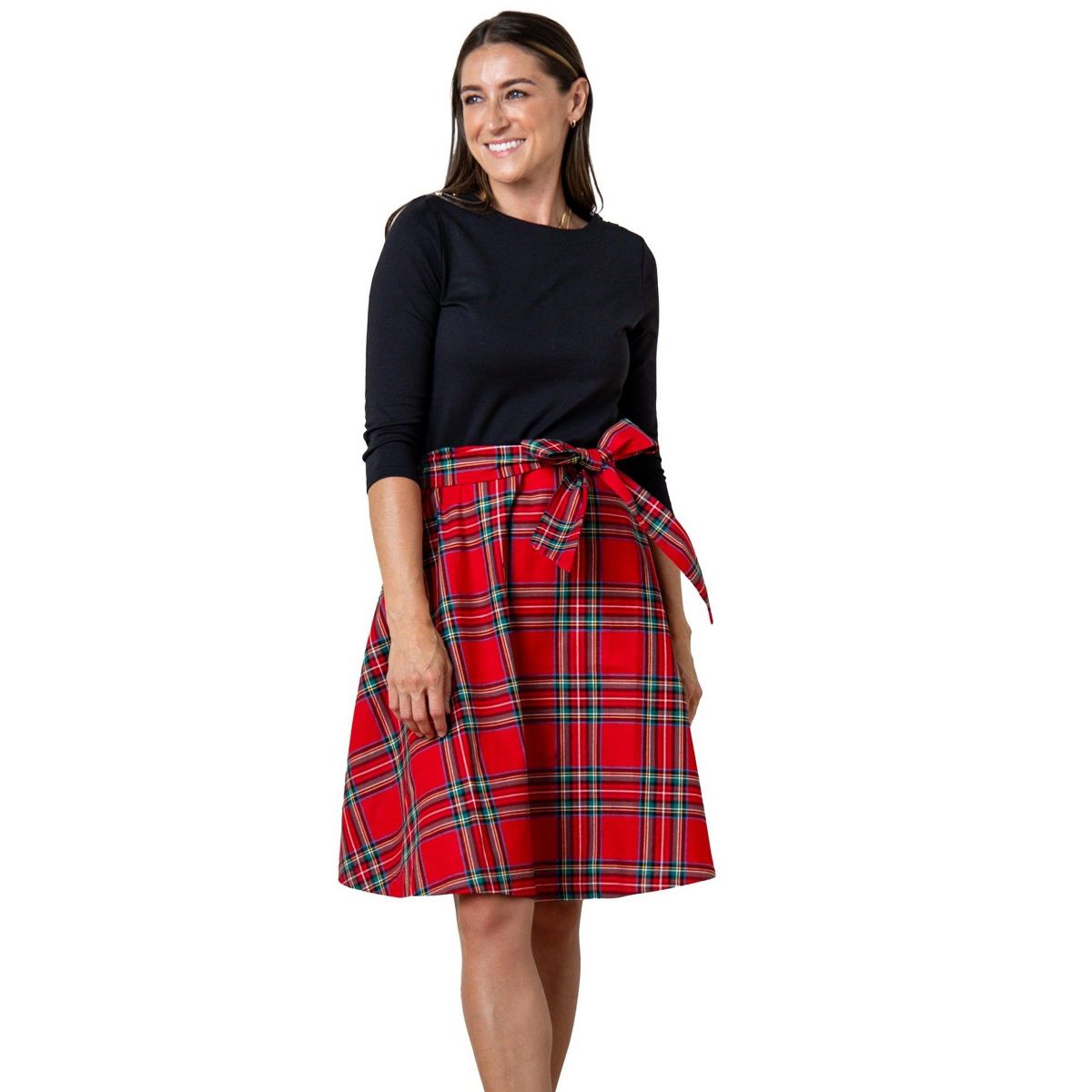 Hope & Henry Womens' French Skater Dress