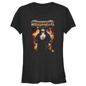 Juniors Womens WWE Undertaker Flames T-Shirt - 1 of 4