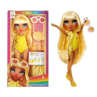 Rainbow High Fantastic Fashion Sunny Madison 11 Fashion Doll W/ Playset :  Target