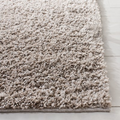 Linen Rectangular Washable Shag Rug, 79" x 11"