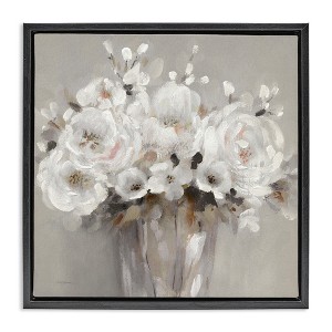 Stupell Industries White Flower Bunches, 18" x 18" - 1 of 4