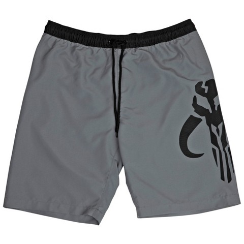 Star Wars Mens Star Wars The Mandalorian Mythosaur Symbol Board Shorts - Small (28-30)