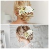 Unique Bargains Women's Durable Simulated Flowers Hair Clips Comb 1 Pc - 4 of 4