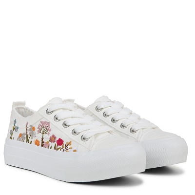 Женские кроссовки Blowfish Malibu Women's Sadie-Sun Sneaker White Embroidered Canvas 7.5 M — фото 2