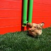 Rugged Ranch High End Hen Elevated 10 Pound PVC Poultry Feeder and Mounting System for Any Style of Coop, Green - 4 of 4