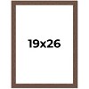 PosterPalooza | 19x26 Wide Barnwood Picture Frame, UV Acrylic, 6 Finishes - Grey, Brown, White, and Black - 2 of 4