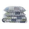 Eddie Bauer Cozy Plaid Patchwork 100% Cotton Quilt Set Blue - image 3 of 4