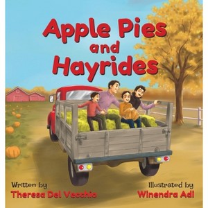 Apple Pies and Hayrides - Large Print by  Theresa del Vecchio (Hardcover) - 1 of 1