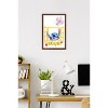 Trends International Disney Lilo & Stitch (2002) - Window Love with Angel Framed Wall Poster Prints - 2 of 4