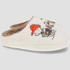 Women's Peanuts Trick or Treat Scuff Slippers - Ivory - 4 of 4