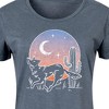 Women's - Instant Message - Desert Coyote Graphic T-shirt Dress - 2 of 4