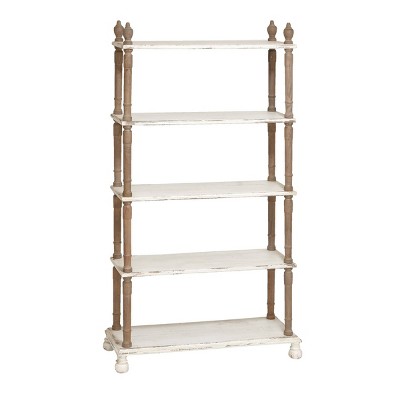 72 Farmhouse 4 Tier Shelf Brown - Olivia & May