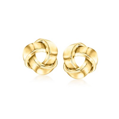 Pure Collection by Ross-Simons 18kt Gold Vermeil Love Knot Earrings