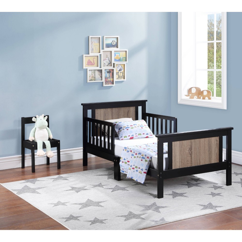 Photos - Bed Frame Olive & Opie Connelly Toddler Bed - Black