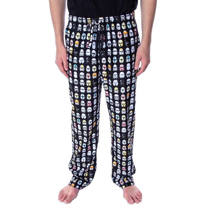Star Wars Men's Ultimate Stormtrooper Head Allover Pattern Sleep Pajama Pants Ultimat Trooper Pattern, 1 of 6