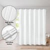 Americanflat 71x71 White Woven Shower Curtain with Tassel And Accents - Includes 12 Grommets and Hooks - 100% Polyester - 4 of 4