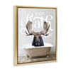 Stupell Industries Vintage Bathroom Moose Ad, 17" x 21" - 3 of 4