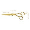 Unique Bargains Hair Scissors, Hair Cutting Scissors, Professional Barber Scissors, Stainless Steel Razor, 6.89" Long - 4 of 4