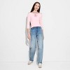 Women's Strawberry Shortcake Long Sleeve Graphic T-Shirt - Light Pink - 3 of 3