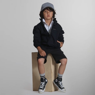 Members Only Boy's Iconic Racer Jacket - Black, 3T — фото 2