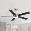 Airsurfer 52-Inch Satin Nickel Ceiling Fans with Remote - 2 of 4