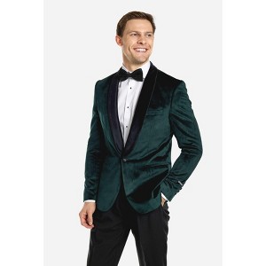 OppoSuits Deluxe Men's Blazer - Velvet Dinner Jackets - 1 of 4