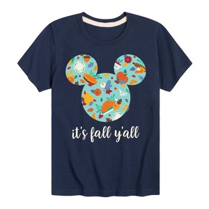 Boys' - Disney - Its Fall Yall Short Sleeve Graphic T-Shirt - 1 of 4